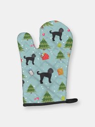 Christmas Oven Mitt With Dog Breed - Mixed Breeds