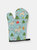 Christmas Oven Mitt With Dog Breed - Right Golden Retriever