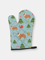 Christmas Oven Mitt With Dog Breed - Collie