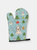 Christmas Oven Mitt With Dog Breed - Shih Tzu - Silver and White