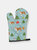 Christmas Oven Mitt With Dog Breed - English Bulldog