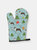 Christmas Oven Mitt With Dog Breed - Boston Terrier