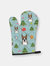 Christmas Oven Mitt With Dog Breed - Sitting Boxer