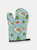 Christmas Oven Mitt With Dog Breed - Border Collie - Red and White