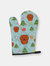 Christmas Oven Mitt With Dog Breed - Dachshund - Longhair - Red
