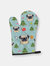 Christmas Oven Mitt With Dog Breed - Pug - Fawn