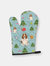 Christmas Oven Mitt With Dog Breed - Basset Hound