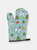 Christmas Oven Mitt With Dog Breed - Fox Terrier