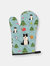 Christmas Oven Mitt With Dog Breed - Border Collie - Black and White