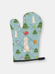 Christmas Oven Mitt With Dog Breed - Irish Wolfhound