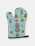 Christmas Oven Mitt With Dog Breed - Poodle - Silver