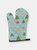 Christmas Oven Mitt With Dog Breed - Pyrenean Shepherd
