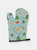 Christmas Oven Mitt With Dog Breed - Border Terrier
