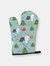 Christmas Oven Mitt With Dog Breed - Old English Sheepdog