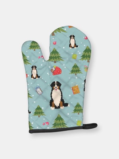 Caroline's Treasures Christmas Oven Mitt With Dog Breed product