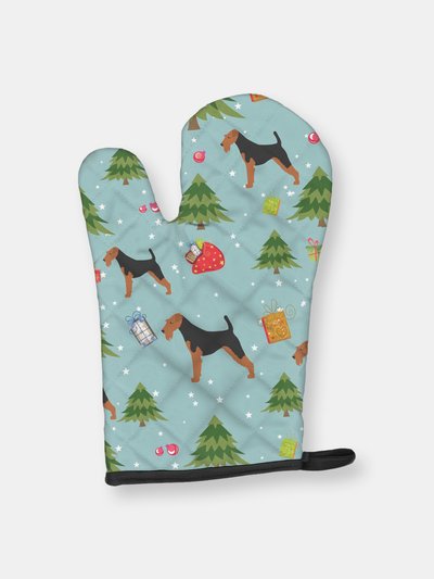 Caroline's Treasures Christmas Oven Mitt With Dog Breed product