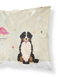 Christmas Presents between Friends Bernese Mountain Dog Fabric Standard Pillowcase
