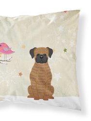 Christmas Presents between Friends Boxer - Brindle Fabric Standard Pillowcase