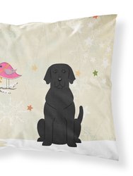 Christmas Presents between Friends Labrador Retriever - Black Fabric Standard Pillowcase