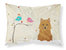 Christmas Presents between Friends Norwich Terrier Fabric Standard Pillowcase