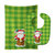 Christmas Santa Claus #2 Baby Bib & Burp Cloth