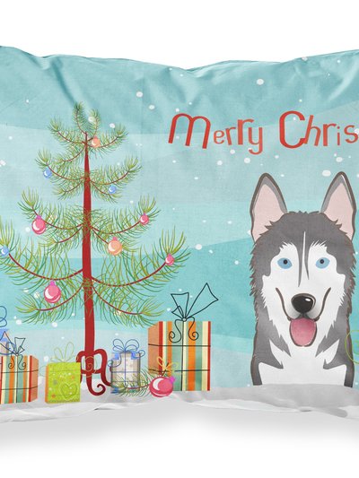 Caroline's Treasures Christmas Tree and Alaskan Malamute Fabric Standard Pillowcase product