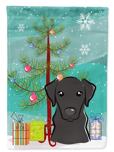 Caroline's Treasures Christmas Tree And Black Labrador Garden Flag 2-Sided 2-Ply product