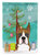 Christmas Tree And Boxer Garden Flag 2-Sided 2-Ply