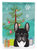 Christmas Tree and French Bulldog Garden Flag 2-Sided 2-Ply