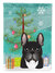 Christmas Tree and French Bulldog Garden Flag 2-Sided 2-Ply