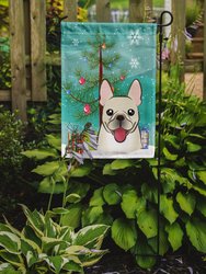 Christmas Tree And French Bulldog Garden Flag 2-Sided 2-Ply