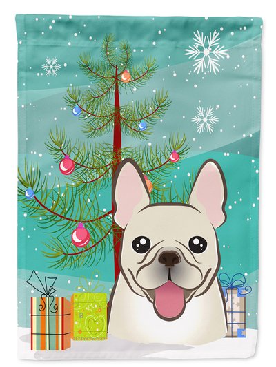Caroline's Treasures Christmas Tree And French Bulldog Garden Flag 2-Sided 2-Ply product