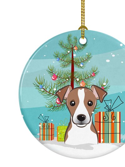Caroline's Treasures Christmas Tree and Jack Russell Terrier Ceramic Ornament product