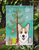 Christmas Tree And Sable Corgi Garden Flag 2-Sided 2-Ply