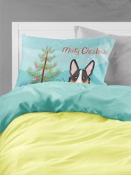 Christmas Tree and Tricolor Corgi Fabric Standard Pillowcase