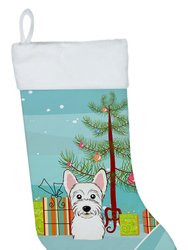 Christmas Tree and Westie Christmas Stocking