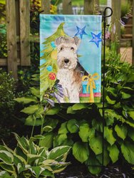 Christmas Tree Lakeland Terrier Garden Flag 2-Sided 2-Ply