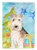 Christmas Tree Lakeland Terrier Garden Flag 2-Sided 2-Ply