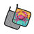 Coastal Pink Crab Pair of Pot Holders