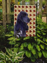 Cocker Spaniel Fall Leaves Portrait Garden Flag 2-Sided 2-Ply