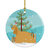 Cocker Spaniel Merry Christmas Tree Ceramic Ornament