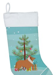 Collie Dog Merry Christmas Tree Christmas Stocking