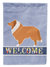 Collie Welcome Garden Flag 2-Sided 2-Ply - BB5520GF