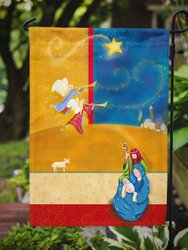 Contemporary Nativity Christmas Garden Flag 2-Sided 2-Ply