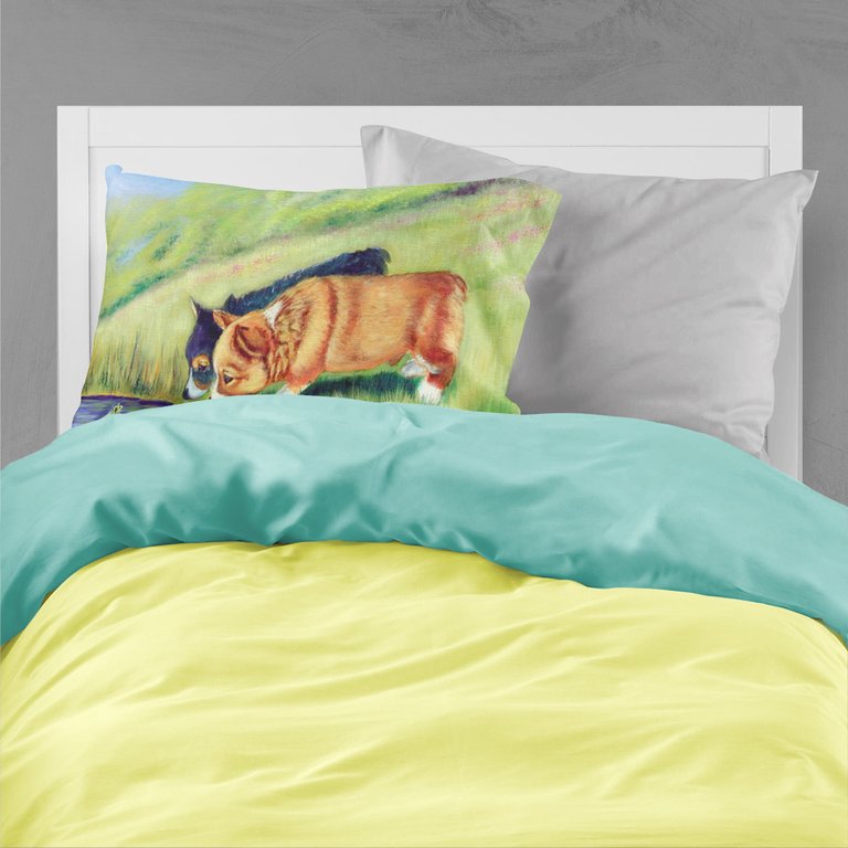 Corgi Fabric Standard Pillowcase