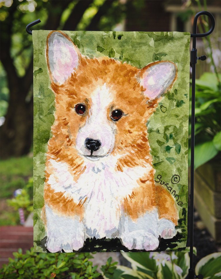 Corgi Garden Flag 2-Sided 2-Ply