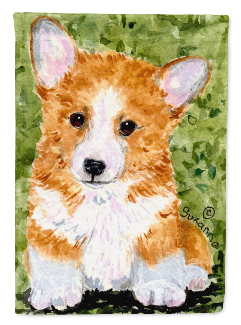 Corgi Garden Flag 2-Sided 2-Ply