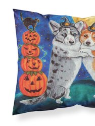Corgi Halloween Scare Fabric Standard Pillowcase