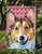 Corgi Hearts Love And Valentine's Day Garden Flag 2-Sided 2-Ply