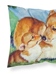 Corgi Momma's Love Fabric Standard Pillowcase